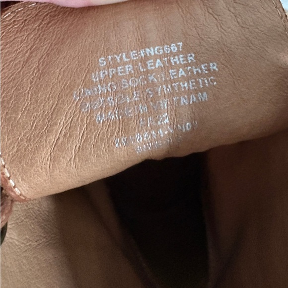 MADEWELL The Rayna lace-up boot leather combat English Saddle women’s sz 8.5 EUC - Picture 12 of 13